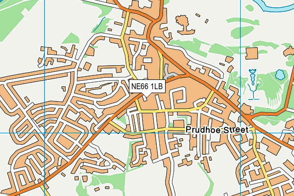 NE66 1LB map - OS VectorMap District (Ordnance Survey) NE66 1LB map - OS VectorMap District (Ordnance Survey)