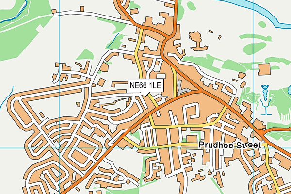 NE66 1LE map - OS VectorMap District (Ordnance Survey) NE66 1LE map - OS VectorMap District (Ordnance Survey)