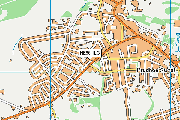 NE66 1LG map - OS VectorMap District (Ordnance Survey) NE66 1LG map - OS VectorMap District (Ordnance Survey)