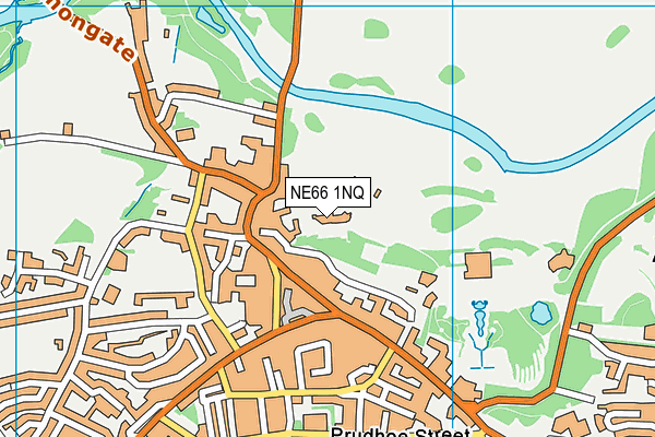 NE66 1NQ map - OS VectorMap District (Ordnance Survey) NE66 1NQ map - OS VectorMap District (Ordnance Survey)