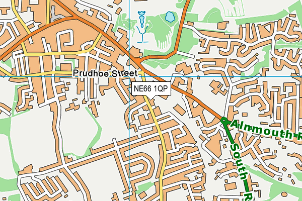 NE66 1QP map - OS VectorMap District (Ordnance Survey) NE66 1QP map - OS VectorMap District (Ordnance Survey)