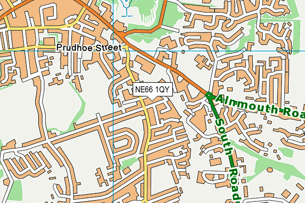 NE66 1QY map - OS VectorMap District (Ordnance Survey) NE66 1QY map - OS VectorMap District (Ordnance Survey)