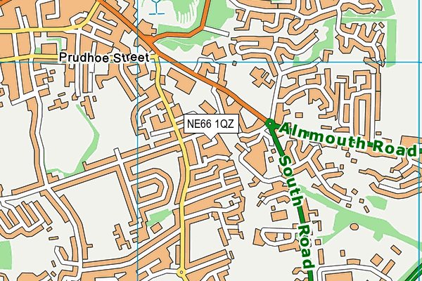 NE66 1QZ map - OS VectorMap District (Ordnance Survey) NE66 1QZ map - OS VectorMap District (Ordnance Survey)