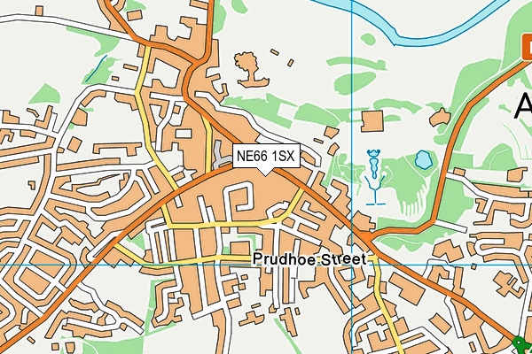 NE66 1SX map - OS VectorMap District (Ordnance Survey) NE66 1SX map - OS VectorMap District (Ordnance Survey)