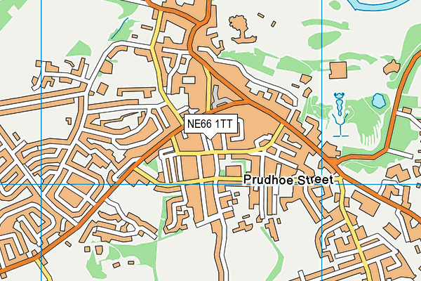 NE66 1TT map - OS VectorMap District (Ordnance Survey) NE66 1TT map - OS VectorMap District (Ordnance Survey)