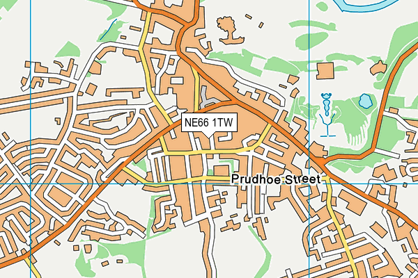 NE66 1TW map - OS VectorMap District (Ordnance Survey) NE66 1TW map - OS VectorMap District (Ordnance Survey)