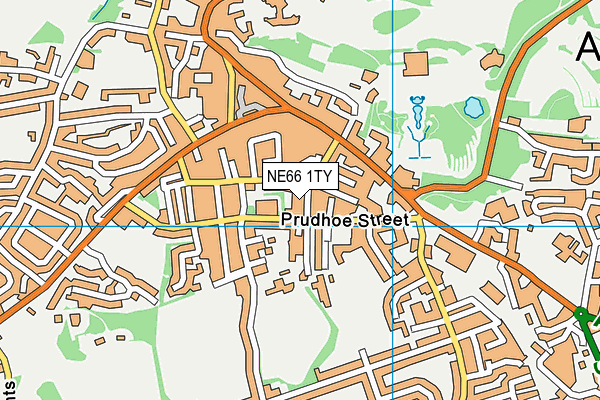 NE66 1TY map - OS VectorMap District (Ordnance Survey) NE66 1TY map - OS VectorMap District (Ordnance Survey)
