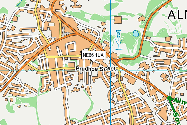 NE66 1UA map - OS VectorMap District (Ordnance Survey) NE66 1UA map - OS VectorMap District (Ordnance Survey)