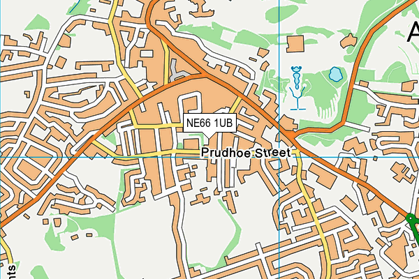 NE66 1UB map - OS VectorMap District (Ordnance Survey) NE66 1UB map - OS VectorMap District (Ordnance Survey)
