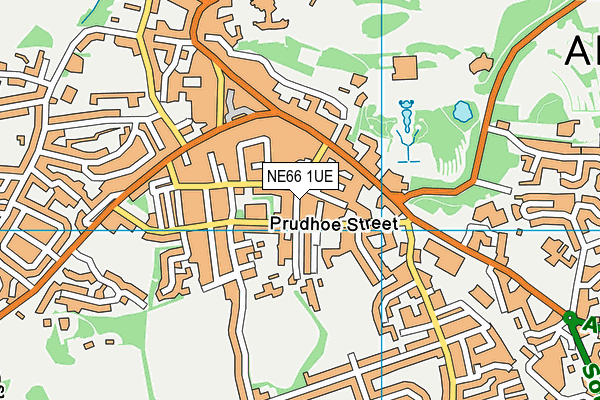NE66 1UE map - OS VectorMap District (Ordnance Survey) NE66 1UE map - OS VectorMap District (Ordnance Survey)