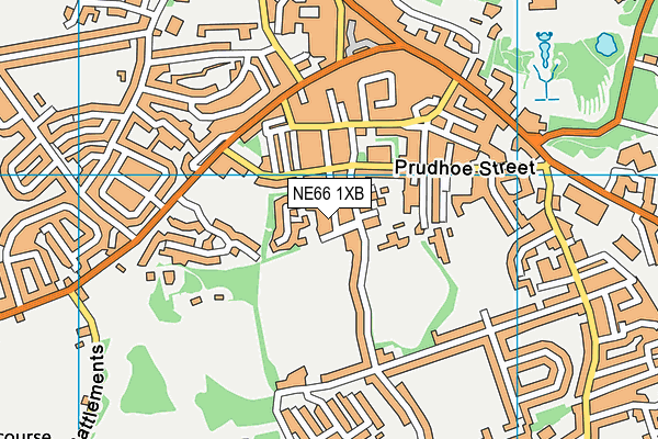 NE66 1XB map - OS VectorMap District (Ordnance Survey) NE66 1XB map - OS VectorMap District (Ordnance Survey)