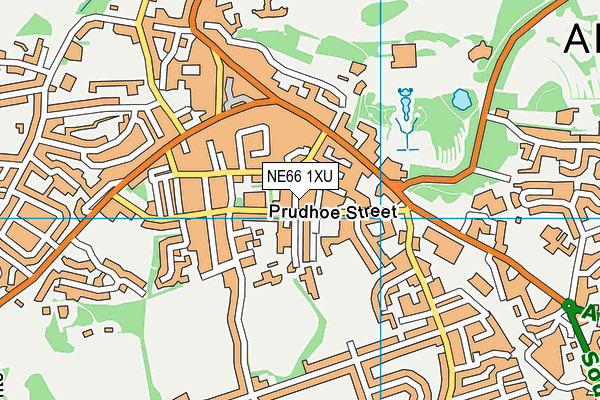 NE66 1XU map - OS VectorMap District (Ordnance Survey) NE66 1XU map - OS VectorMap District (Ordnance Survey)