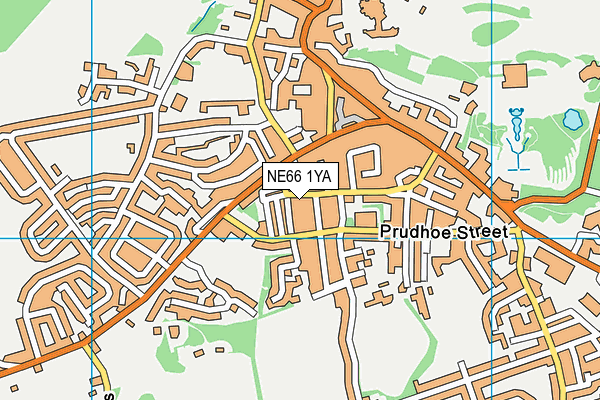 NE66 1YA map - OS VectorMap District (Ordnance Survey) NE66 1YA map - OS VectorMap District (Ordnance Survey)