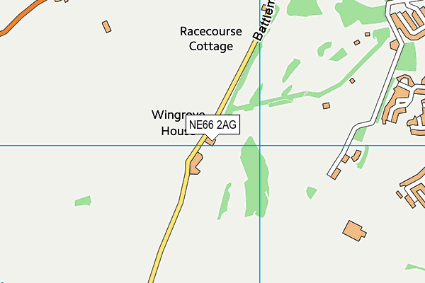 NE66 2AG map - OS VectorMap District (Ordnance Survey) NE66 2AG map - OS VectorMap District (Ordnance Survey)
