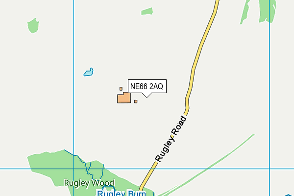 NE66 2AQ map - OS VectorMap District (Ordnance Survey) NE66 2AQ map - OS VectorMap District (Ordnance Survey)