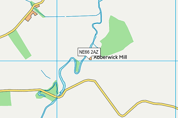 NE66 2AZ map - OS VectorMap District (Ordnance Survey) NE66 2AZ map - OS VectorMap District (Ordnance Survey)