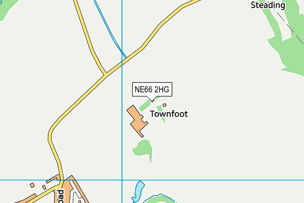 NE66 2HG map - OS VectorMap District (Ordnance Survey) NE66 2HG map - OS VectorMap District (Ordnance Survey)