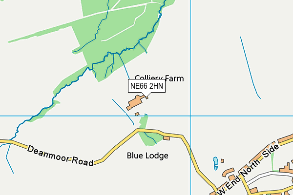 NE66 2HN map - OS VectorMap District (Ordnance Survey) NE66 2HN map - OS VectorMap District (Ordnance Survey)