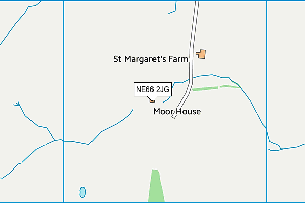 NE66 2JG map - OS VectorMap District (Ordnance Survey) NE66 2JG map - OS VectorMap District (Ordnance Survey)
