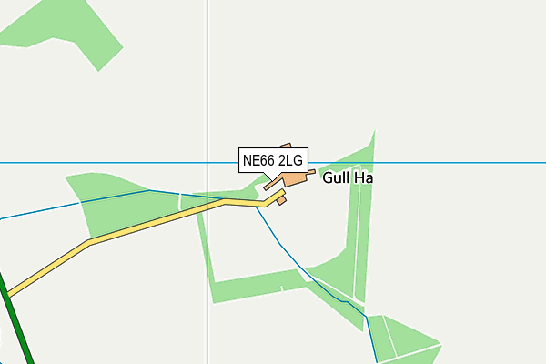 NE66 2LG map - OS VectorMap District (Ordnance Survey) NE66 2LG map - OS VectorMap District (Ordnance Survey)