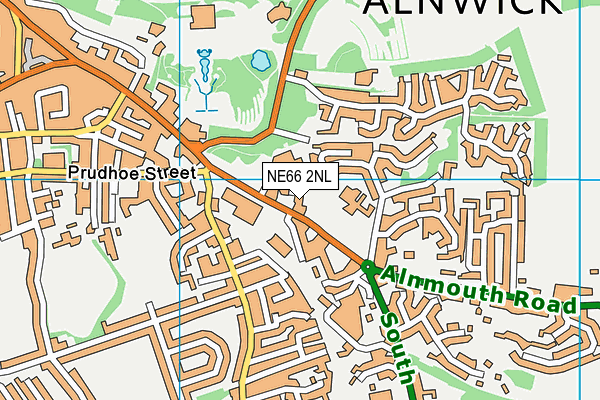 NE66 2NL map - OS VectorMap District (Ordnance Survey) NE66 2NL map - OS VectorMap District (Ordnance Survey)