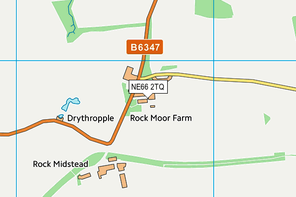 NE66 2TQ map - OS VectorMap District (Ordnance Survey) NE66 2TQ map - OS VectorMap District (Ordnance Survey)