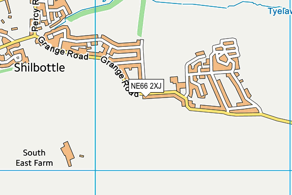NE66 2XJ map - OS VectorMap District (Ordnance Survey) NE66 2XJ map - OS VectorMap District (Ordnance Survey)