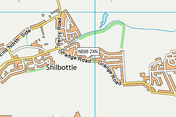 NE66 2XN map - OS VectorMap District (Ordnance Survey) NE66 2XN map - OS VectorMap District (Ordnance Survey)