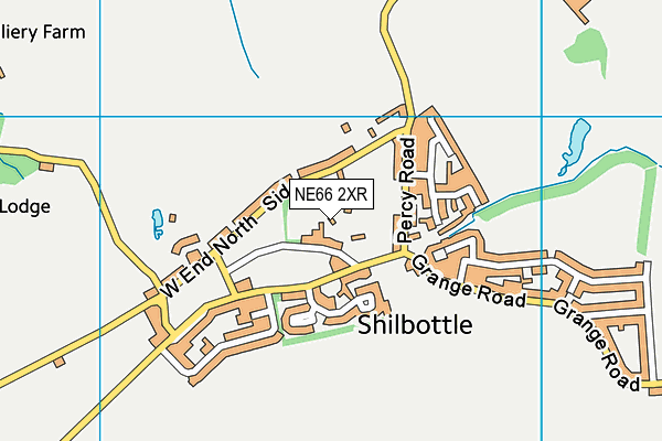 NE66 2XR map - OS VectorMap District (Ordnance Survey) NE66 2XR map - OS VectorMap District (Ordnance Survey)