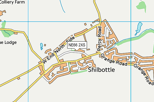 NE66 2XS map - OS VectorMap District (Ordnance Survey) NE66 2XS map - OS VectorMap District (Ordnance Survey)