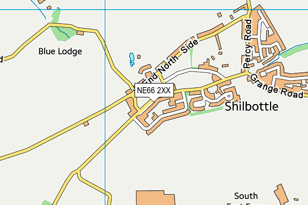 NE66 2XX map - OS VectorMap District (Ordnance Survey) NE66 2XX map - OS VectorMap District (Ordnance Survey)