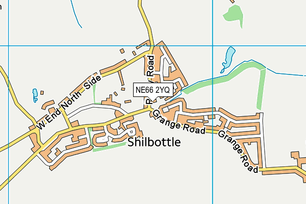 NE66 2YQ map - OS VectorMap District (Ordnance Survey) NE66 2YQ map - OS VectorMap District (Ordnance Survey)