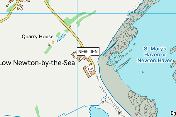 NE66 3EN map - OS VectorMap District (Ordnance Survey) NE66 3EN map - OS VectorMap District (Ordnance Survey)