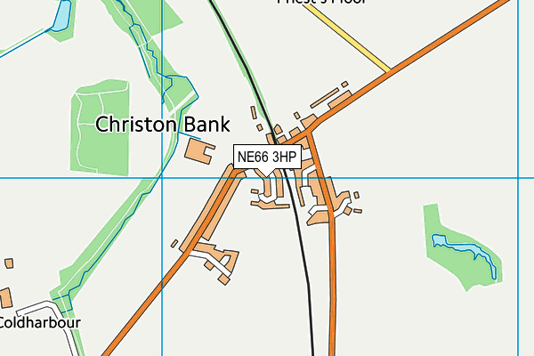 NE66 3HP map - OS VectorMap District (Ordnance Survey) NE66 3HP map - OS VectorMap District (Ordnance Survey)