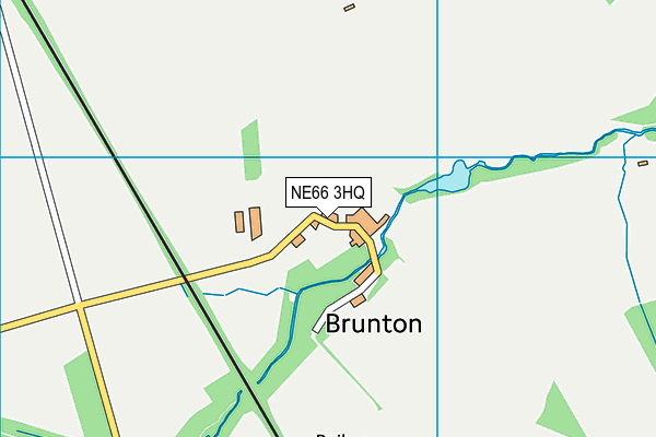 NE66 3HQ map - OS VectorMap District (Ordnance Survey) NE66 3HQ map - OS VectorMap District (Ordnance Survey)