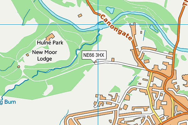 NE66 3HX map - OS VectorMap District (Ordnance Survey) NE66 3HX map - OS VectorMap District (Ordnance Survey)