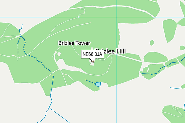 NE66 3JA map - OS VectorMap District (Ordnance Survey) NE66 3JA map - OS VectorMap District (Ordnance Survey)