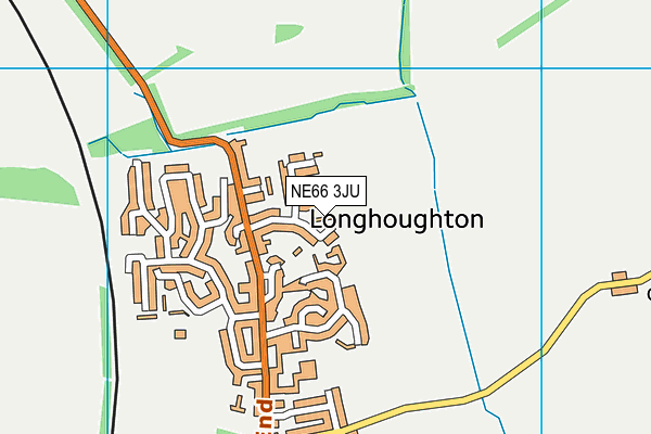 NE66 3JU map - OS VectorMap District (Ordnance Survey) NE66 3JU map - OS VectorMap District (Ordnance Survey)