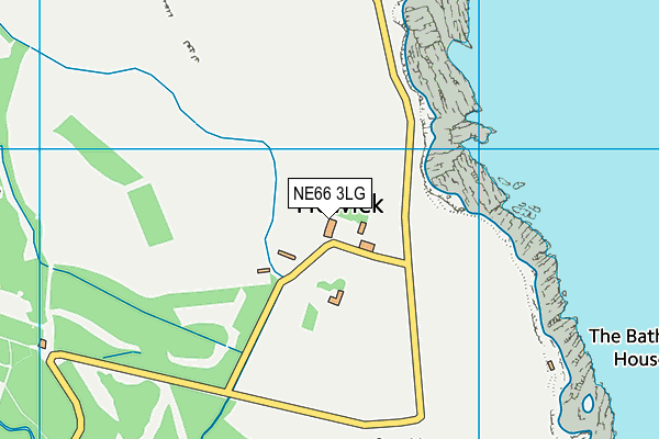 NE66 3LG map - OS VectorMap District (Ordnance Survey) NE66 3LG map - OS VectorMap District (Ordnance Survey)