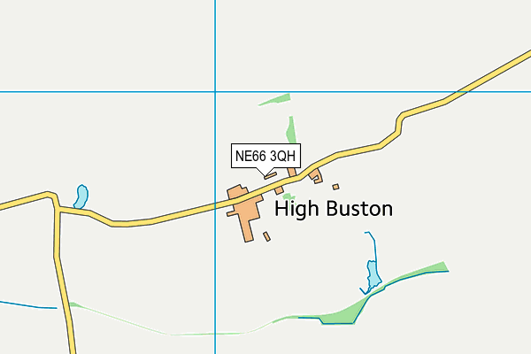 NE66 3QH map - OS VectorMap District (Ordnance Survey) NE66 3QH map - OS VectorMap District (Ordnance Survey)