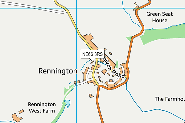 NE66 3RS map - OS VectorMap District (Ordnance Survey) NE66 3RS map - OS VectorMap District (Ordnance Survey)