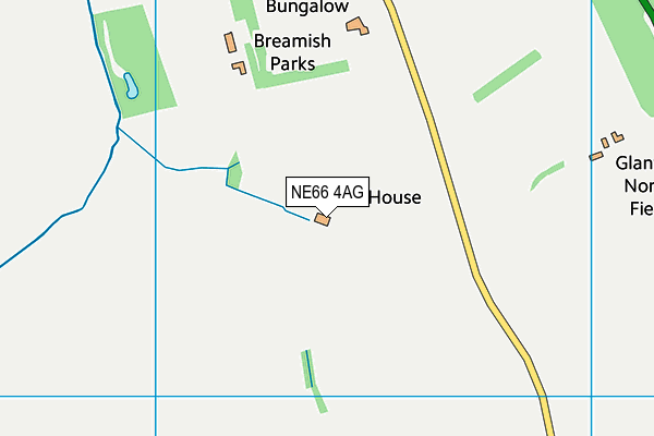 NE66 4AG map - OS VectorMap District (Ordnance Survey) NE66 4AG map - OS VectorMap District (Ordnance Survey)