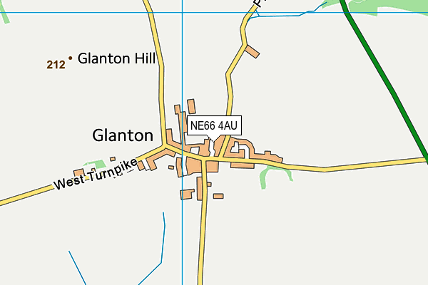NE66 4AU map - OS VectorMap District (Ordnance Survey) NE66 4AU map - OS VectorMap District (Ordnance Survey)