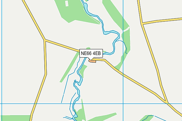 NE66 4EB map - OS VectorMap District (Ordnance Survey) NE66 4EB map - OS VectorMap District (Ordnance Survey)