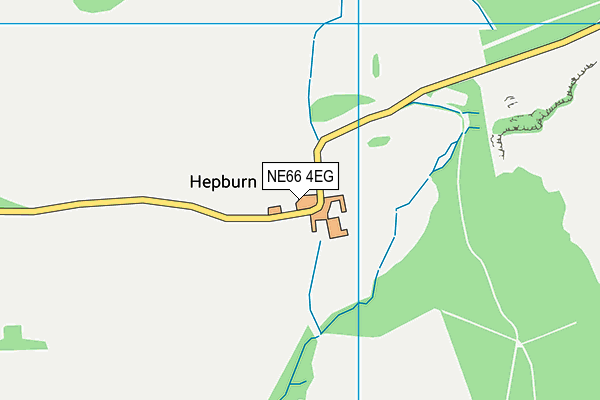 NE66 4EG map - OS VectorMap District (Ordnance Survey) NE66 4EG map - OS VectorMap District (Ordnance Survey)