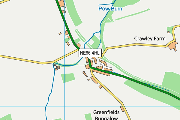 NE66 4HL map - OS VectorMap District (Ordnance Survey) NE66 4HL map - OS VectorMap District (Ordnance Survey)