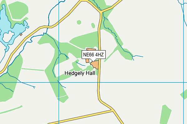 NE66 4HZ map - OS VectorMap District (Ordnance Survey) NE66 4HZ map - OS VectorMap District (Ordnance Survey)