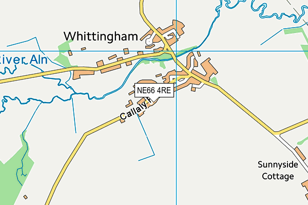 NE66 4RE map - OS VectorMap District (Ordnance Survey) NE66 4RE map - OS VectorMap District (Ordnance Survey)