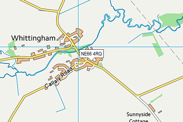 NE66 4RQ map - OS VectorMap District (Ordnance Survey) NE66 4RQ map - OS VectorMap District (Ordnance Survey)