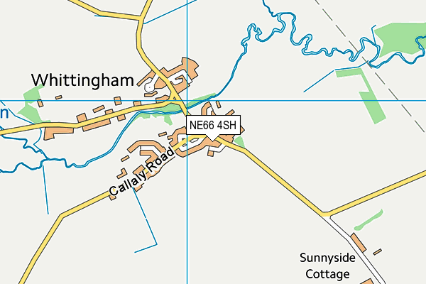 NE66 4SH map - OS VectorMap District (Ordnance Survey) NE66 4SH map - OS VectorMap District (Ordnance Survey)